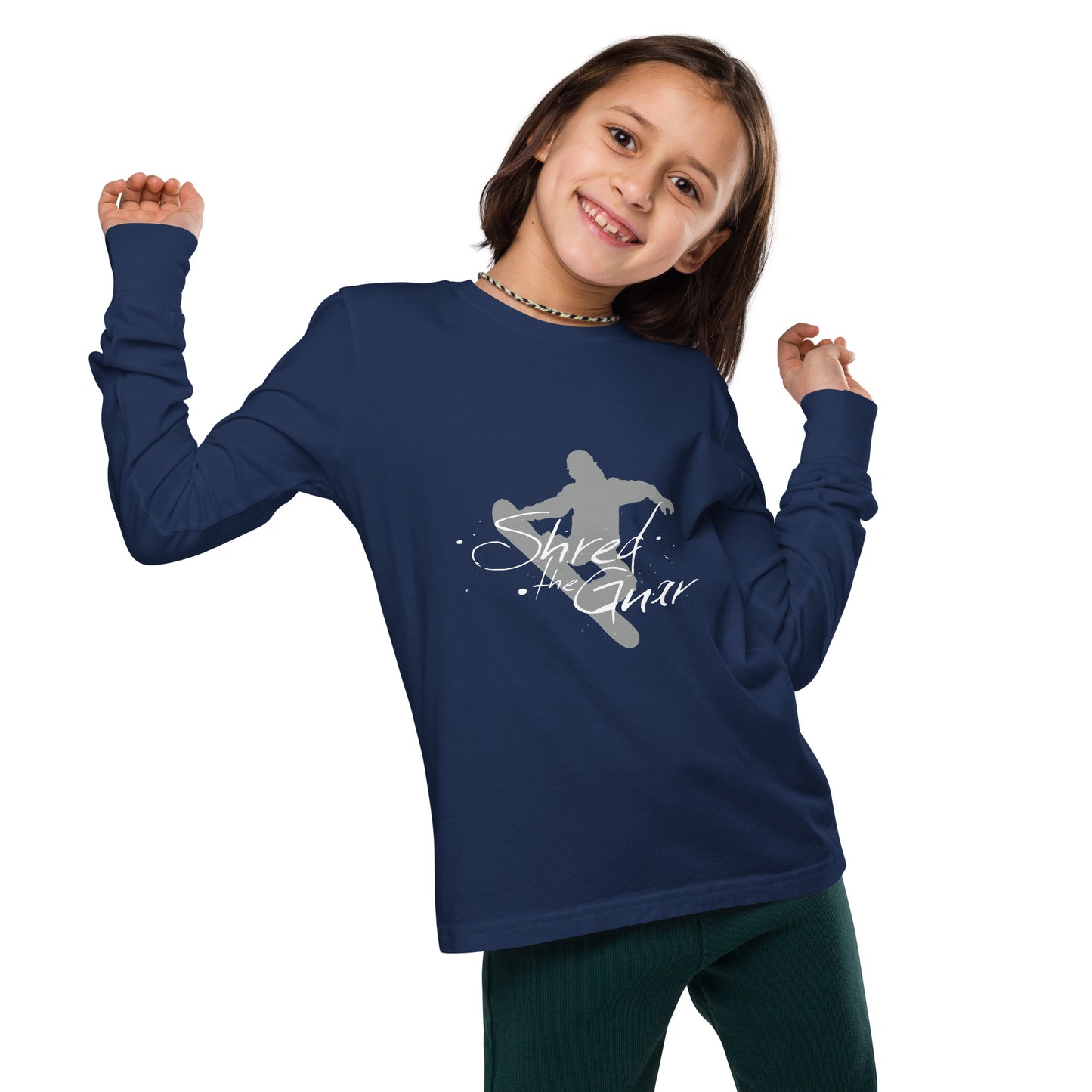 CS0021 - 03001 - Shred the Gnar Unisex Youth long sleeve tee