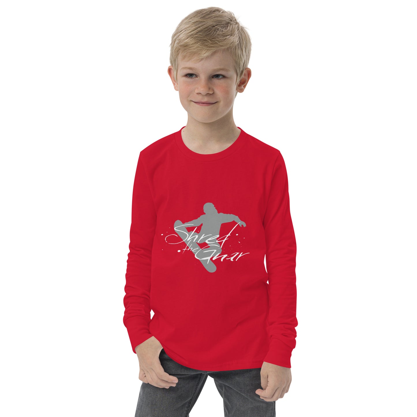 CS0021 - 03001 - Shred the Gnar Unisex Youth long sleeve tee