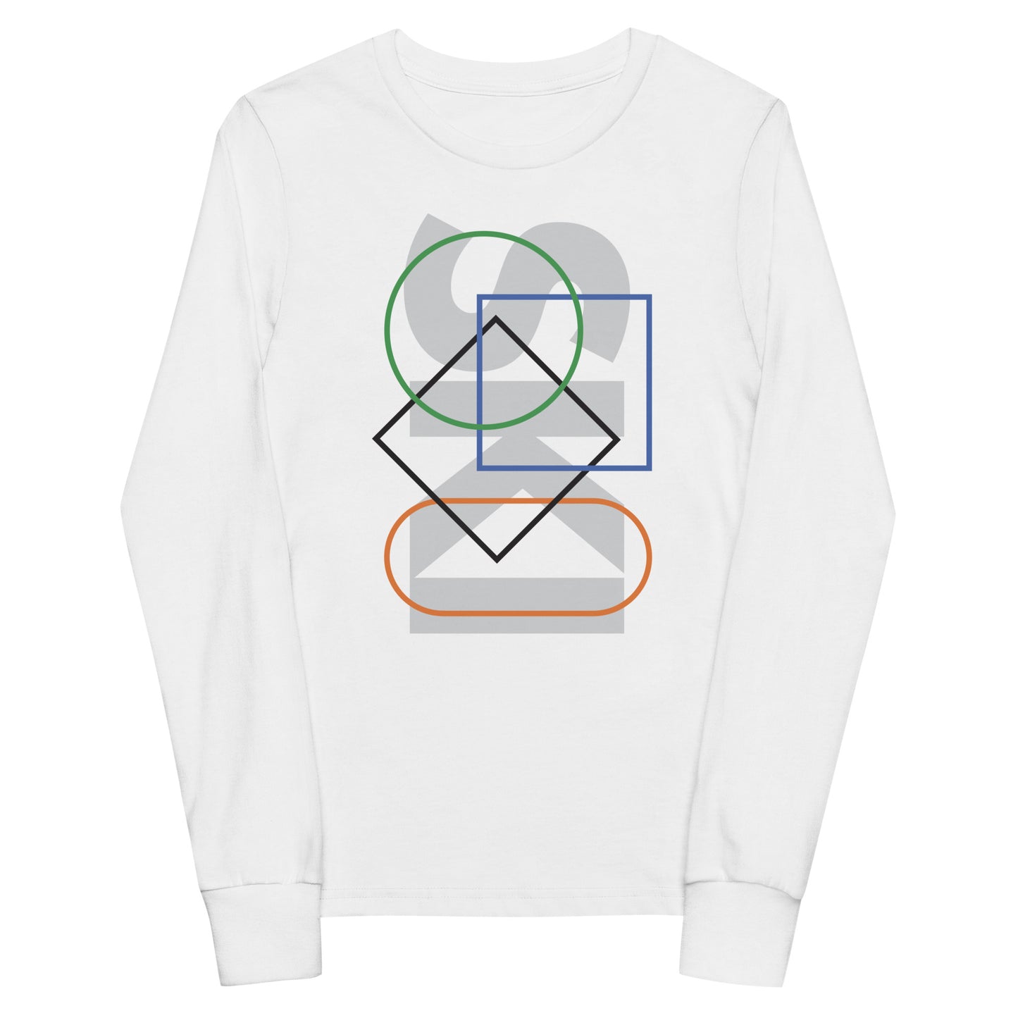 CS0044 - 03001 - SKI Icons Outlined Unisex Youth long sleeve tee