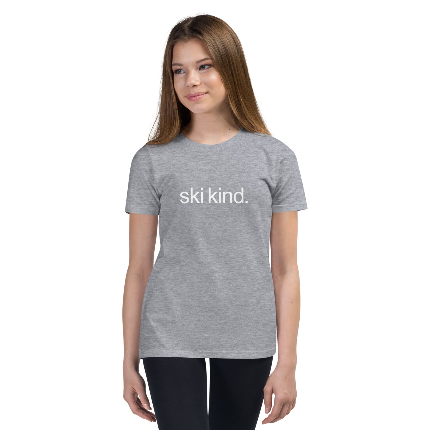 CS0017 - 03001 - ski kind Youth Short Sleeve T-Shirt