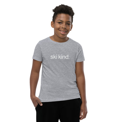 CS0017 - 03001 - ski kind Youth Short Sleeve T-Shirt