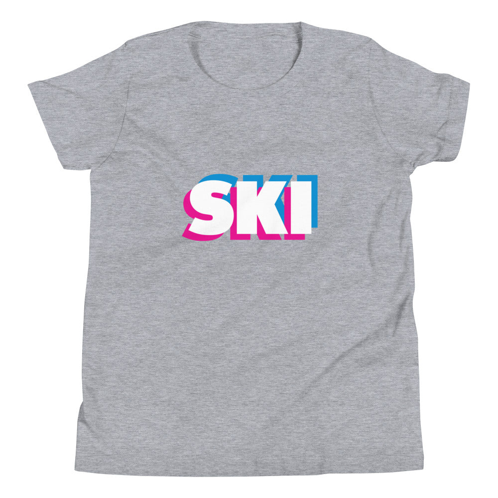 CS0058 - 03001 - 3D SKI Unisex Youth Short Sleeve T-Shirt