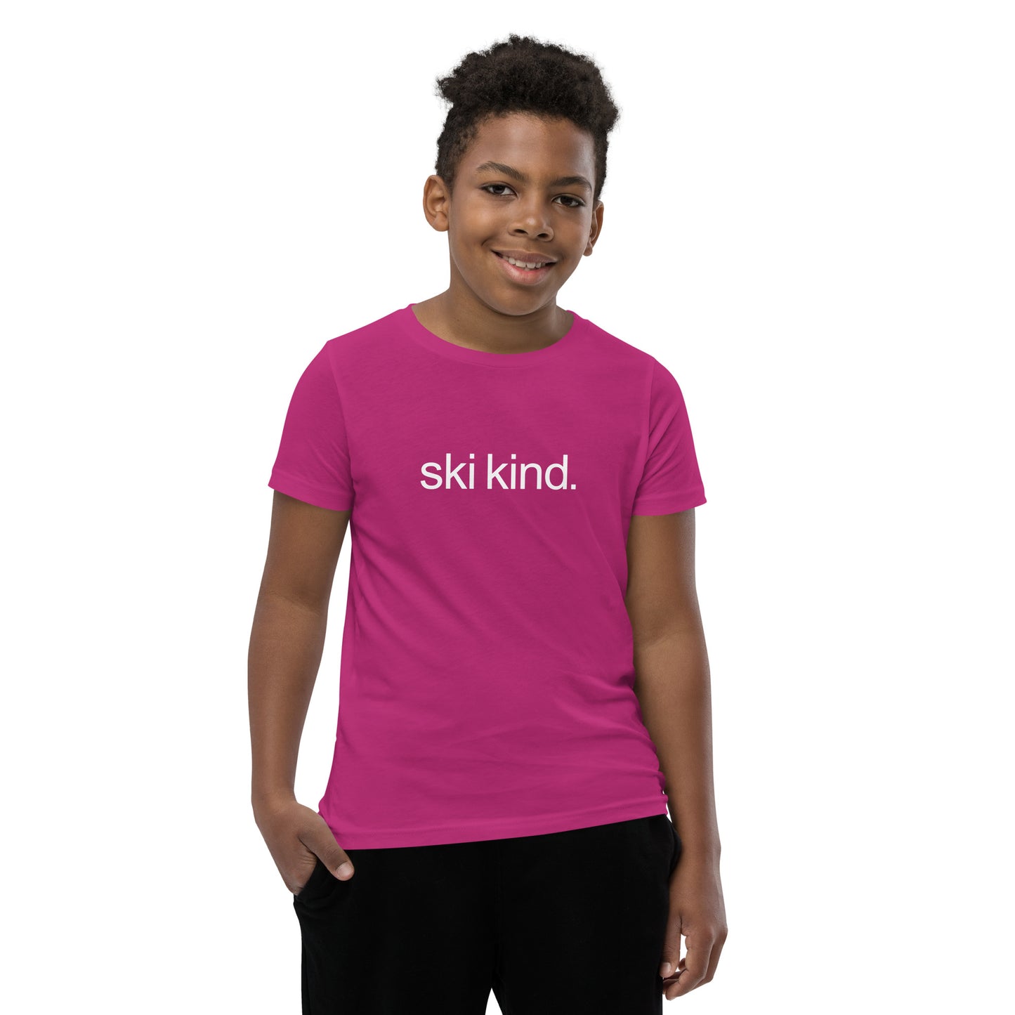 CS0017 - 03001 - ski kind Youth Short Sleeve T-Shirt