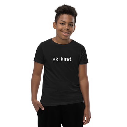 CS0017 - 03001 - ski kind Youth Short Sleeve T-Shirt