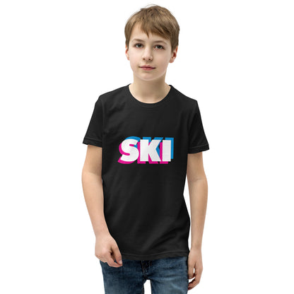 CS0058 - 03001 - 3D SKI Unisex Youth Short Sleeve T-Shirt