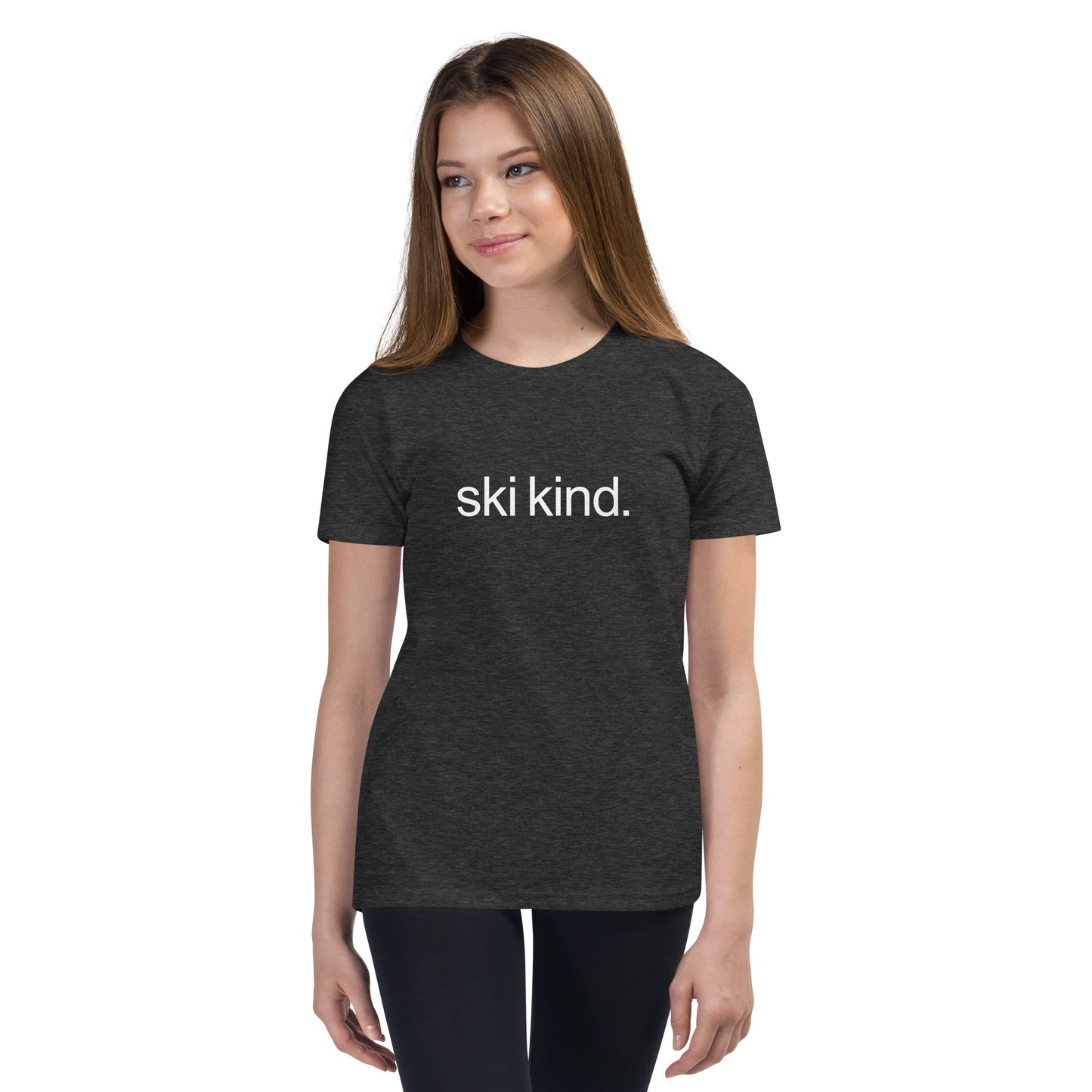 CS0017 - 03001 - ski kind Youth Short Sleeve T-Shirt