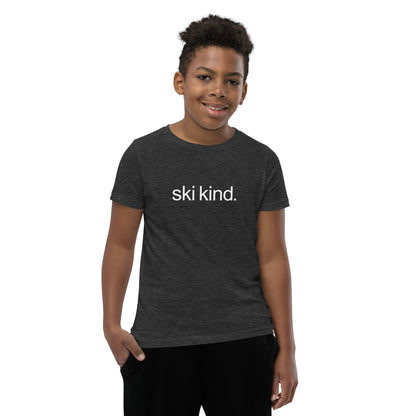 CS0017 - 03001 - ski kind Youth Short Sleeve T-Shirt