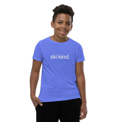 CS0017 - 03001 - ski kind Youth Short Sleeve T-Shirt