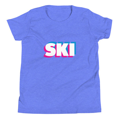 CS0058 - 03001 - 3D SKI Unisex Youth Short Sleeve T-Shirt