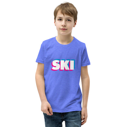 CS0058 - 03001 - 3D SKI Unisex Youth Short Sleeve T-Shirt