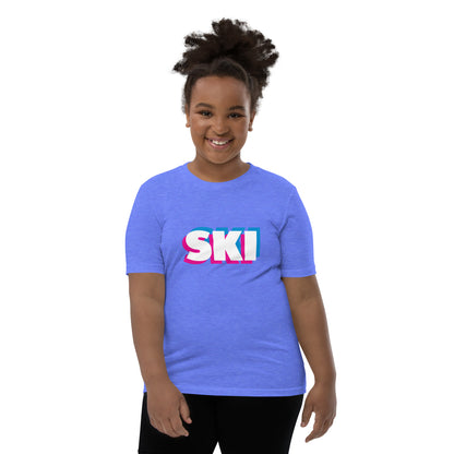 CS0058 - 03001 - 3D SKI Unisex Youth Short Sleeve T-Shirt