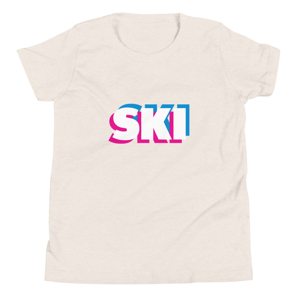 CS0058 - 03001 - 3D SKI Unisex Youth Short Sleeve T-Shirt