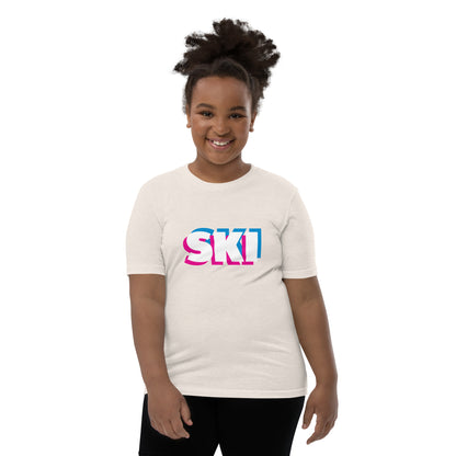 CS0058 - 03001 - 3D SKI Unisex Youth Short Sleeve T-Shirt