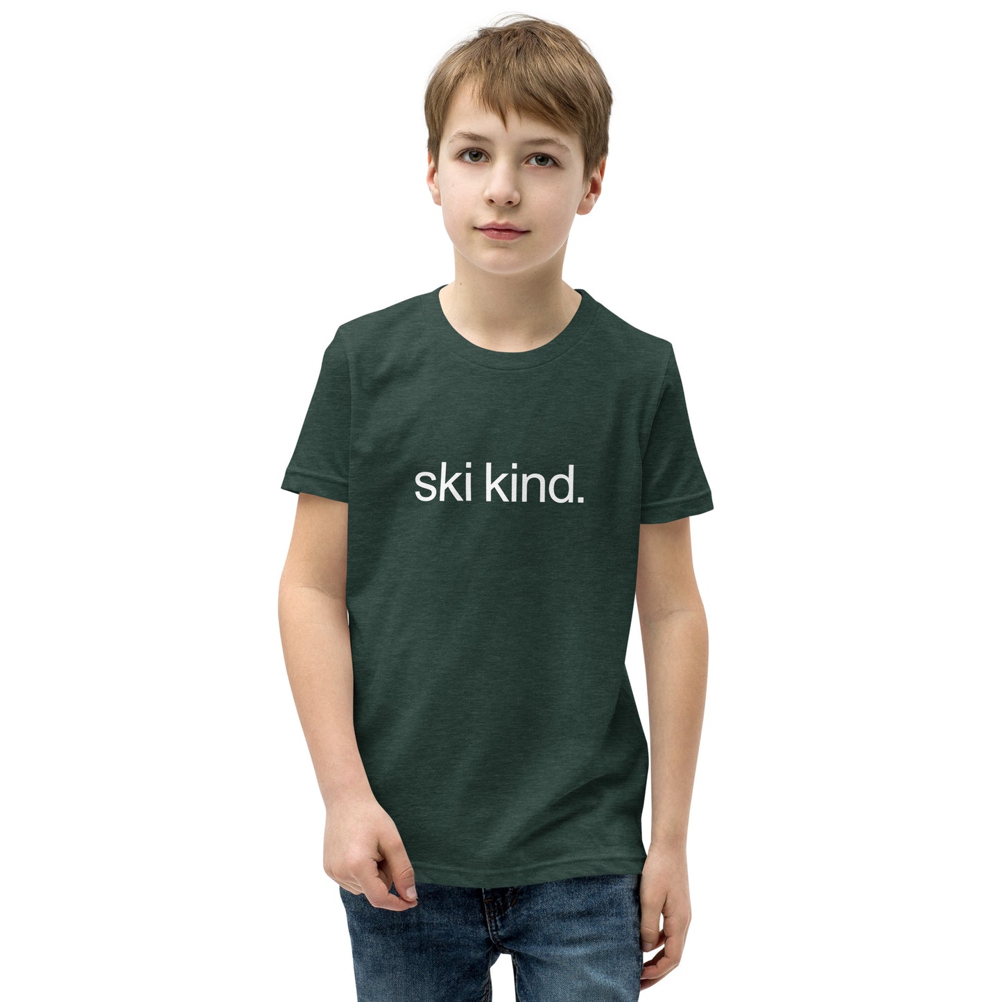 CS0017 - 03001 - ski kind Youth Short Sleeve T-Shirt