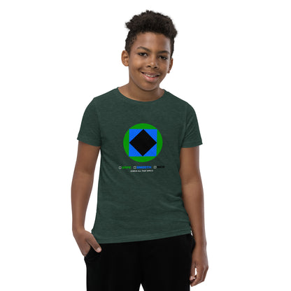 CS0002 - 03001 - Trail Icon Checklist Unisex Youth Short Sleeve T-Shirt