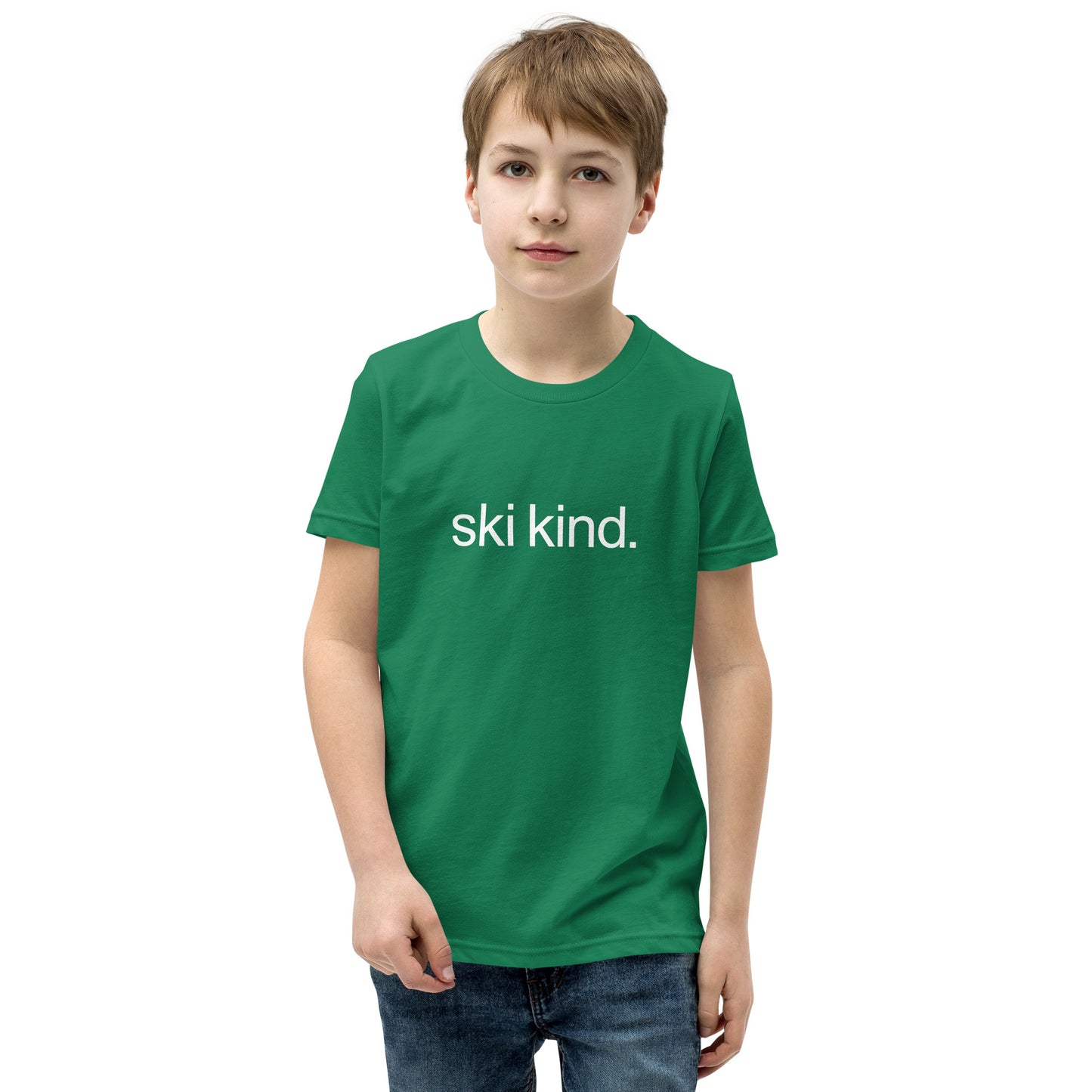 CS0017 - 03001 - ski kind Youth Short Sleeve T-Shirt