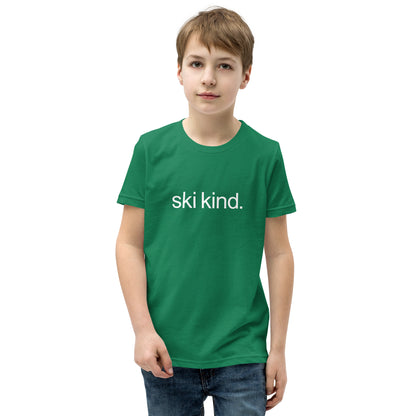 CS0017 - 03001 - ski kind Youth Short Sleeve T-Shirt