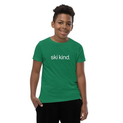 CS0017 - 03001 - ski kind Youth Short Sleeve T-Shirt