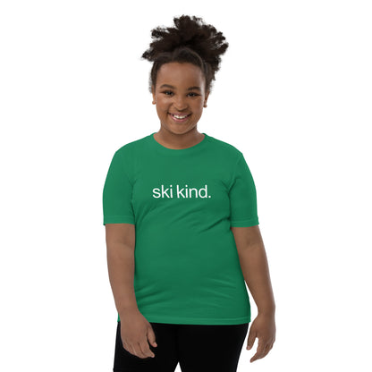 CS0017 - 03001 - ski kind Youth Short Sleeve T-Shirt