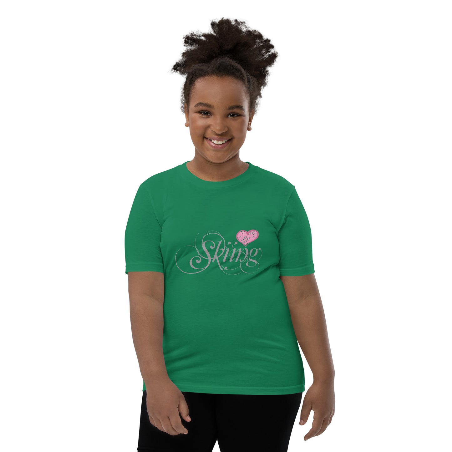 CS0047 - 03001 - Love Sking/Women's Youth Short Sleeve T-Shirt