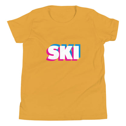 CS0058 - 03001 - 3D SKI Unisex Youth Short Sleeve T-Shirt