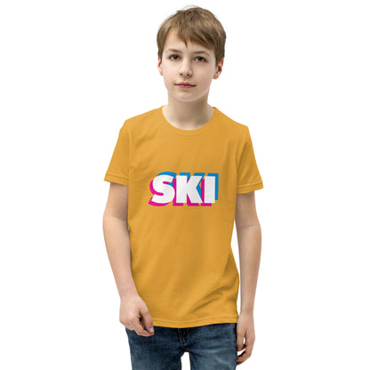 CS0058 - 03001 - 3D SKI Unisex Youth Short Sleeve T-Shirt