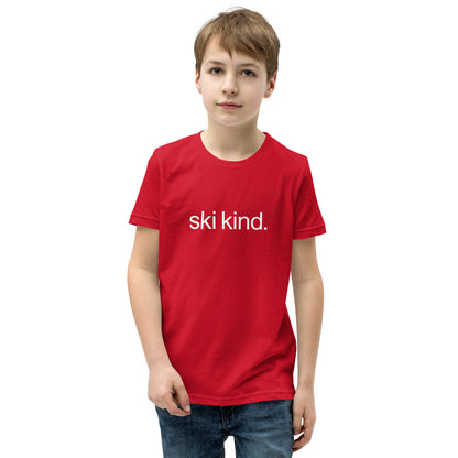 CS0017 - 03001 - ski kind Youth Short Sleeve T-Shirt