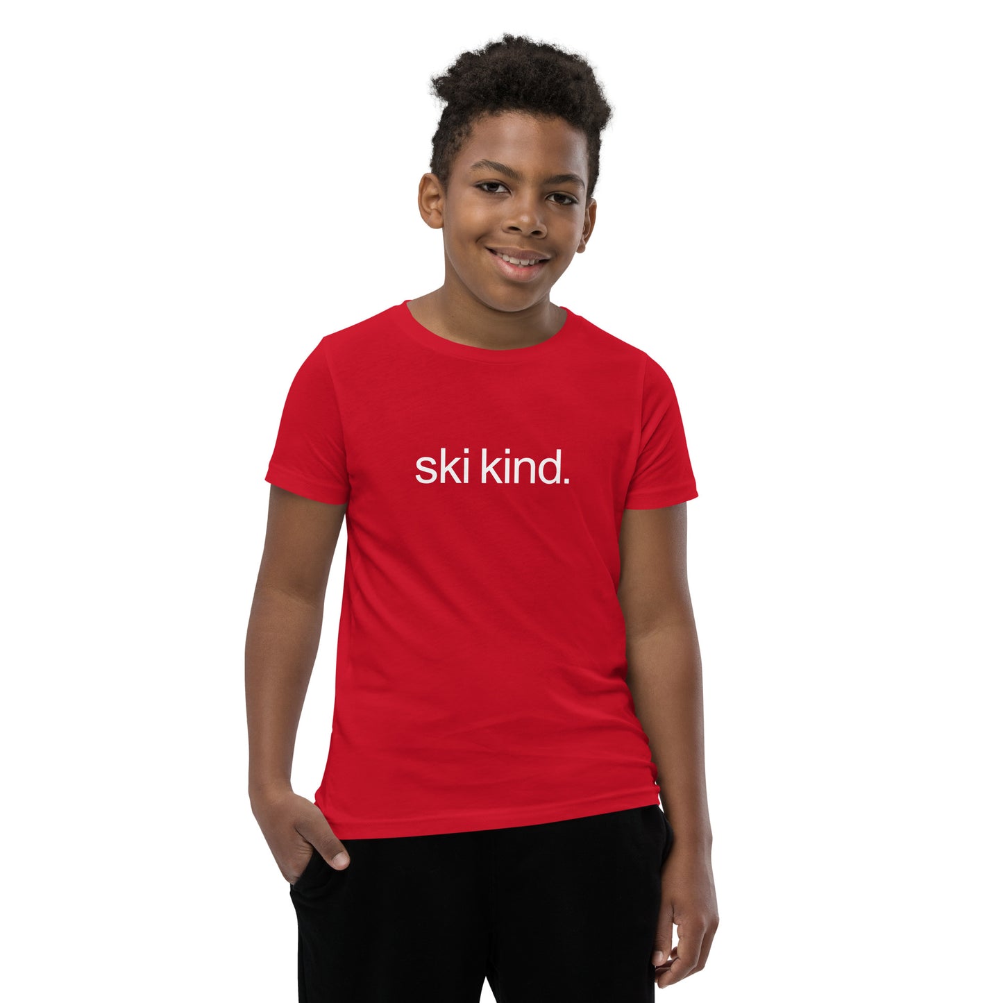 CS0017 - 03001 - ski kind Youth Short Sleeve T-Shirt