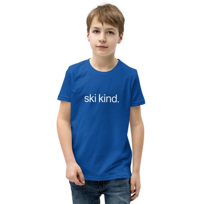 CS0017 - 03001 - ski kind Youth Short Sleeve T-Shirt