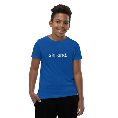 CS0017 - 03001 - ski kind Youth Short Sleeve T-Shirt