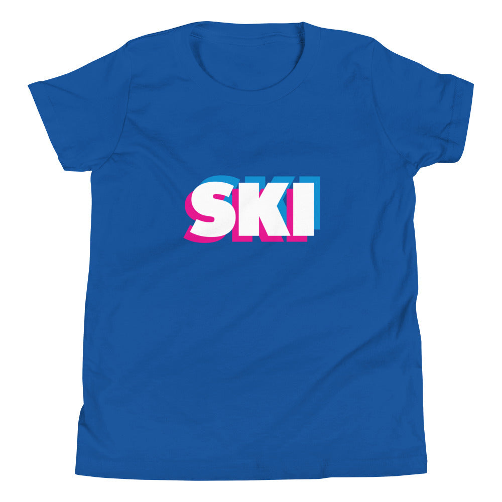 CS0058 - 03001 - 3D SKI Unisex Youth Short Sleeve T-Shirt