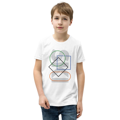 CS0044 - 03001 - SKI Icons Outlined Unisex Youth Short Sleeve T-Shirt