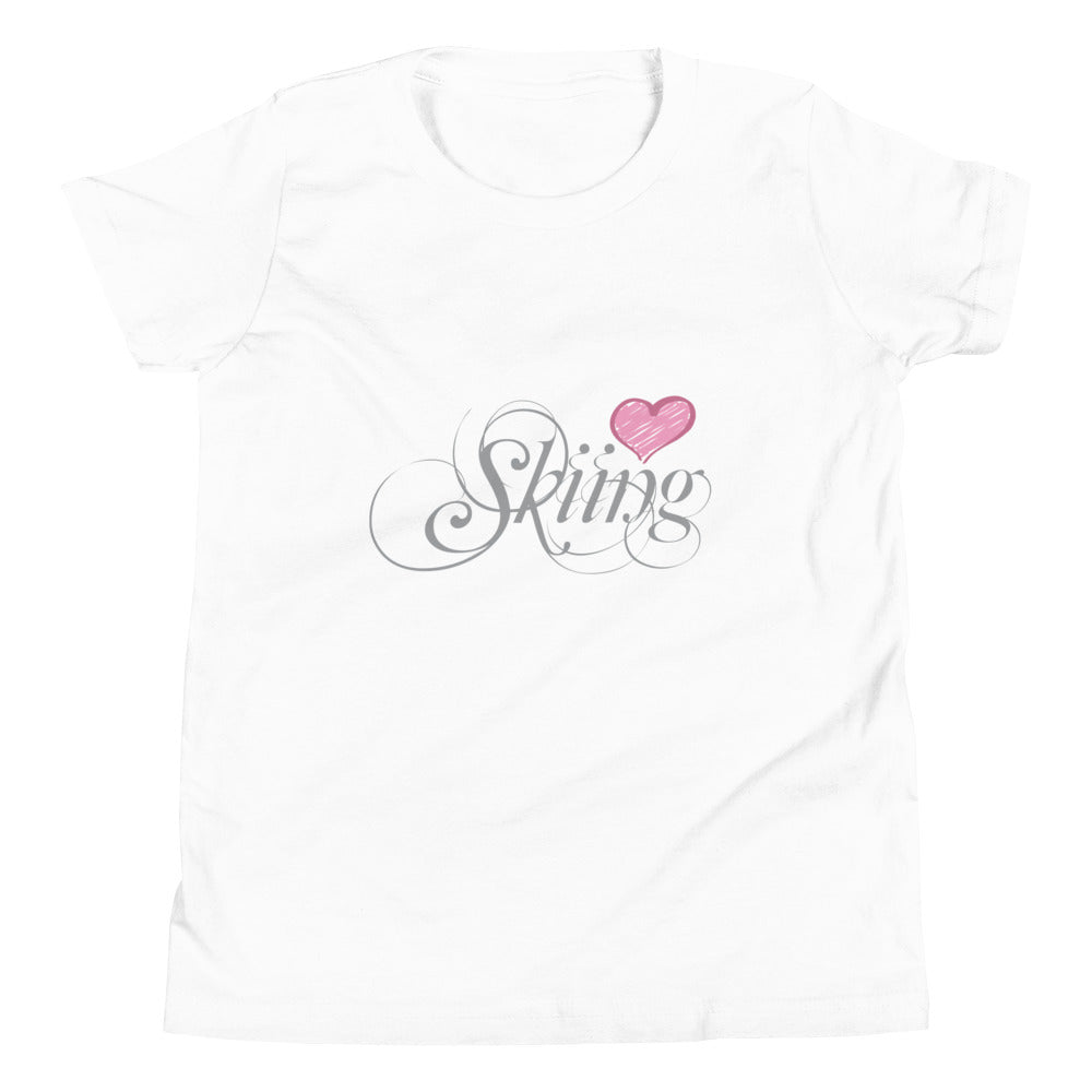 CS0047 - 03001 - Love Sking/Women's Youth Short Sleeve T-Shirt