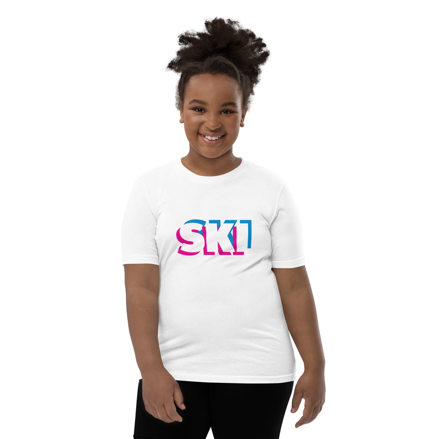 CS0058 - 03001 - 3D SKI Unisex Youth Short Sleeve T-Shirt