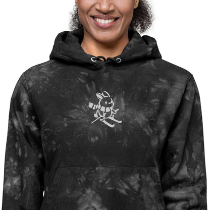 CS0011 - 02004 - Ski Bunny Embroidered Champion Tie-dye Hoodie