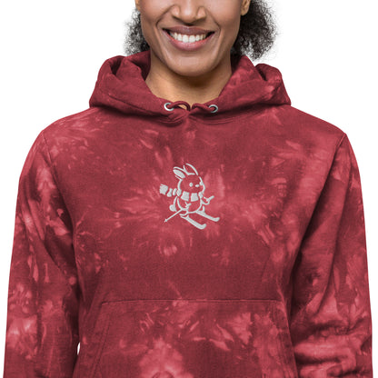 CS0011 - 02004 - Ski Bunny Embroidered Champion Tie-dye Hoodie