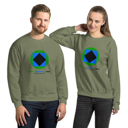 CS0002 - 01005 - Trail Icon Checklist Unisex Sweatshirt