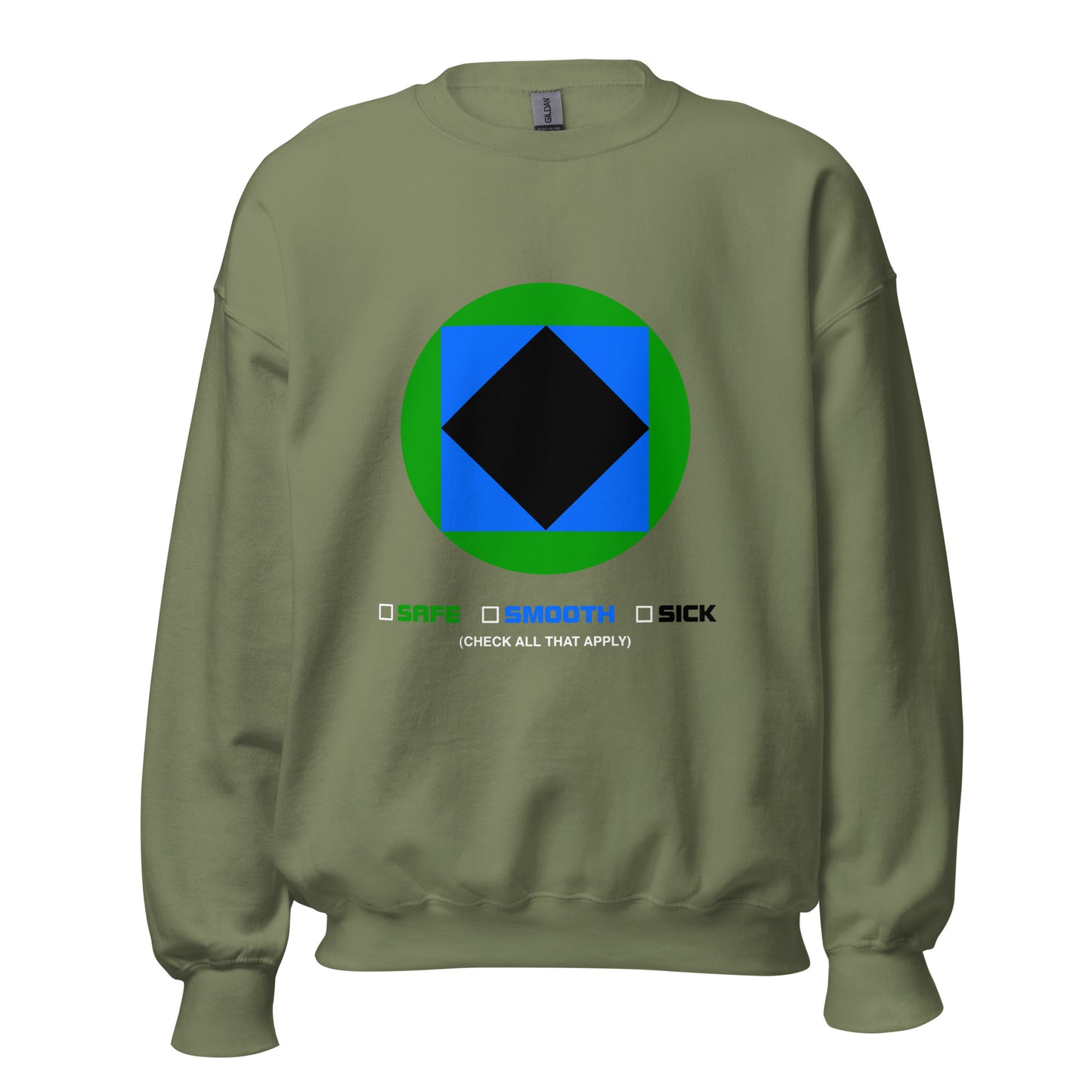 CS0002 - 02005 - Trail Icon Checklist Unisex Sweatshirt