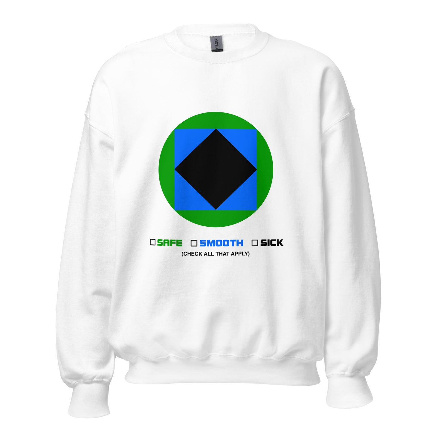 CS0002 - 01005 - Trail Icon Checklist Unisex Sweatshirt