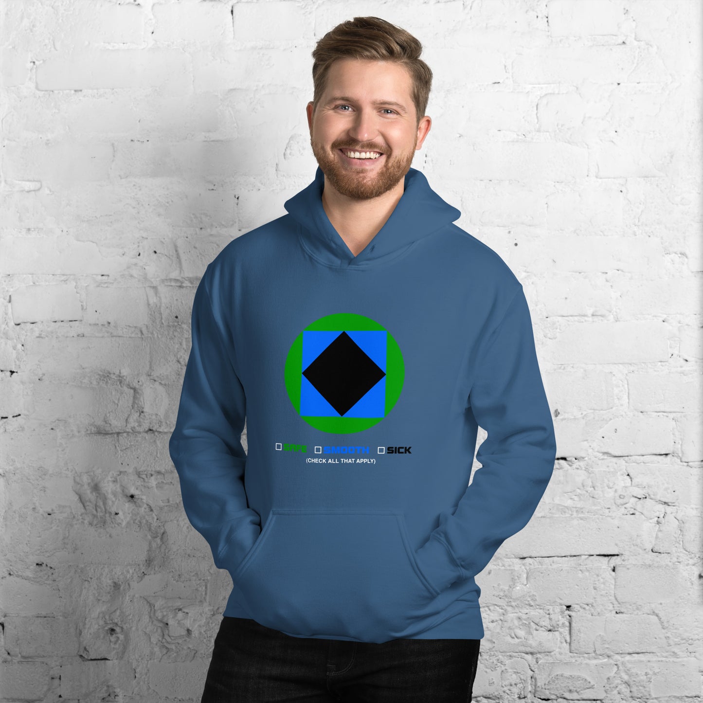 CS0002 - 01004 - Trail Icon Checklist Unisex Hoodie