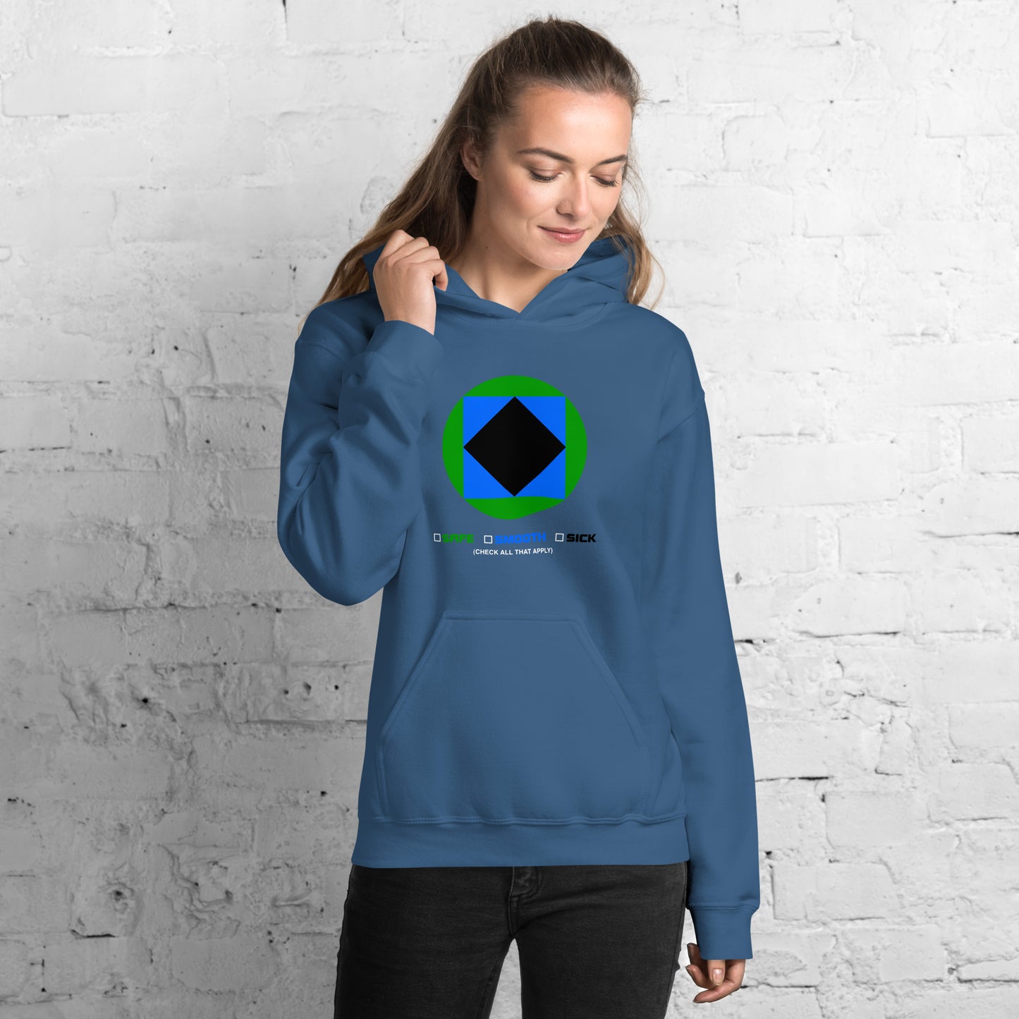 CS0002 - 02004 - Trail Icon Checklist Unisex Hoodie