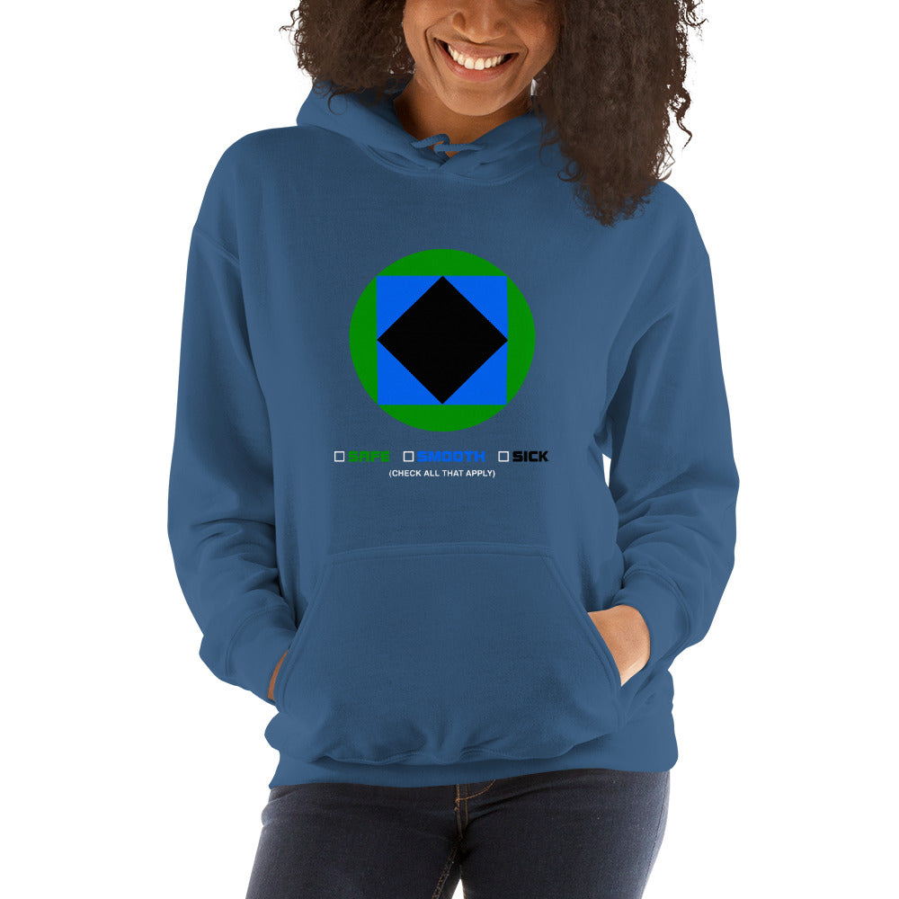 CS0002 - 02004 - Trail Icon Checklist Unisex Hoodie