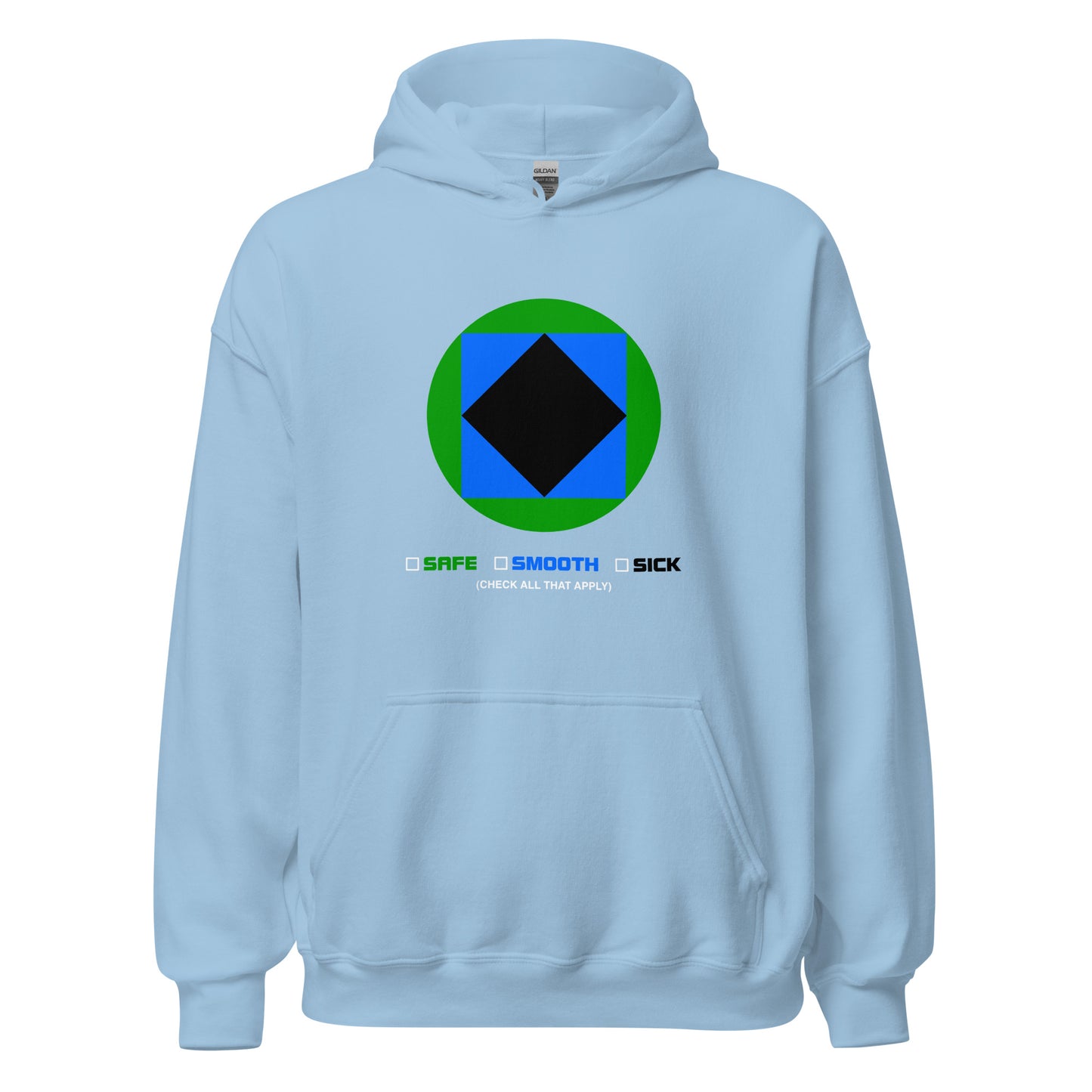 CS0002 - 02004 - Trail Icon Checklist Unisex Hoodie