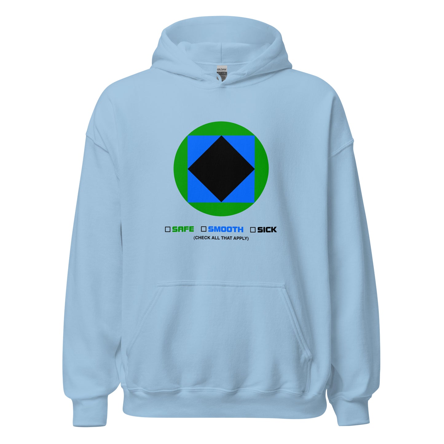 CS0002 - 01004 - Trail Icon Checklist Unisex Hoodie