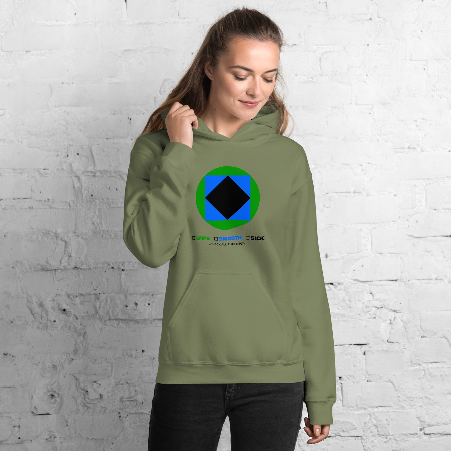 CS0002 - 02004 - Trail Icon Checklist Unisex Hoodie