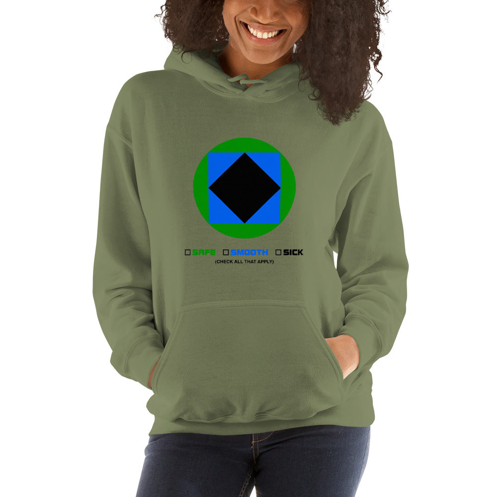 CS0002 - 02004 - Trail Icon Checklist Unisex Hoodie