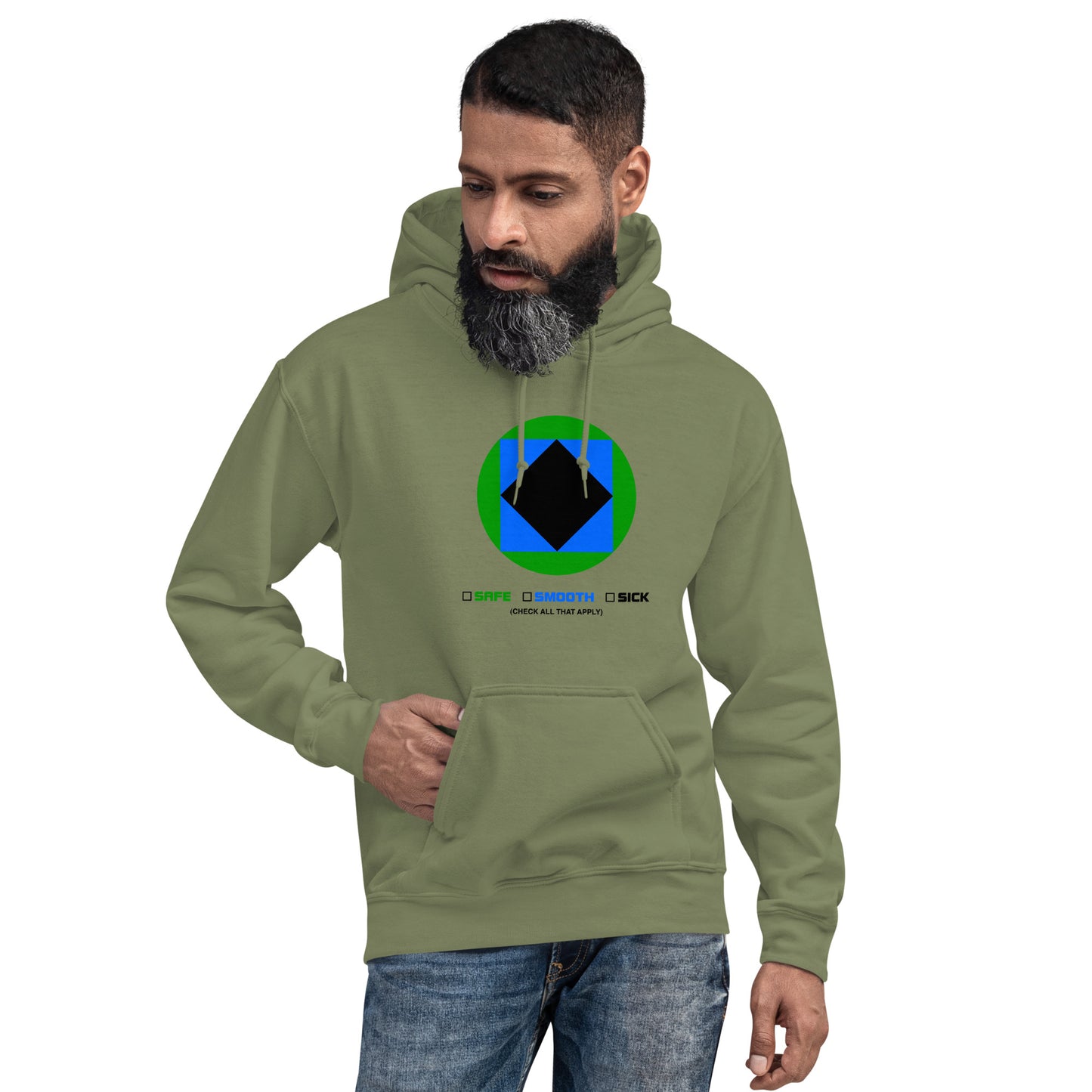 CS0002 - 01004 - Trail Icon Checklist Unisex Hoodie