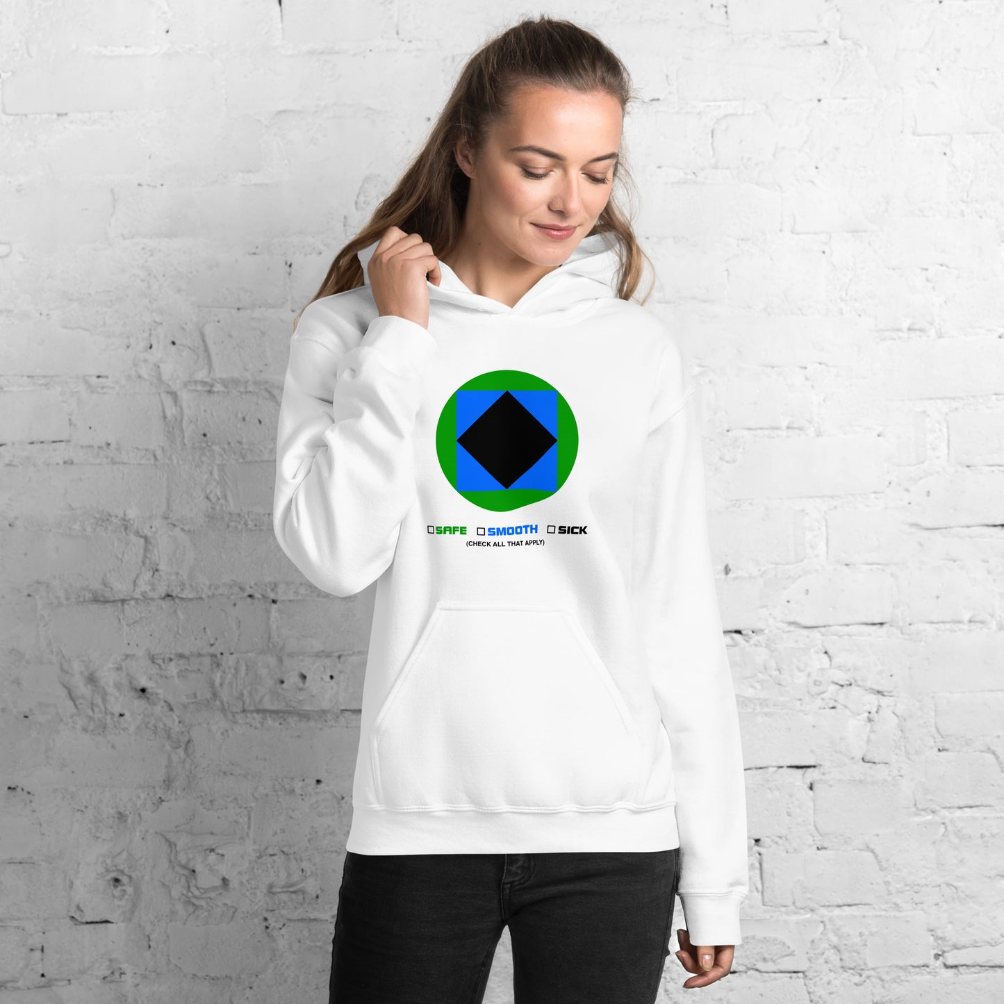 CS0002 - 02004 - Trail Icon Checklist Unisex Hoodie